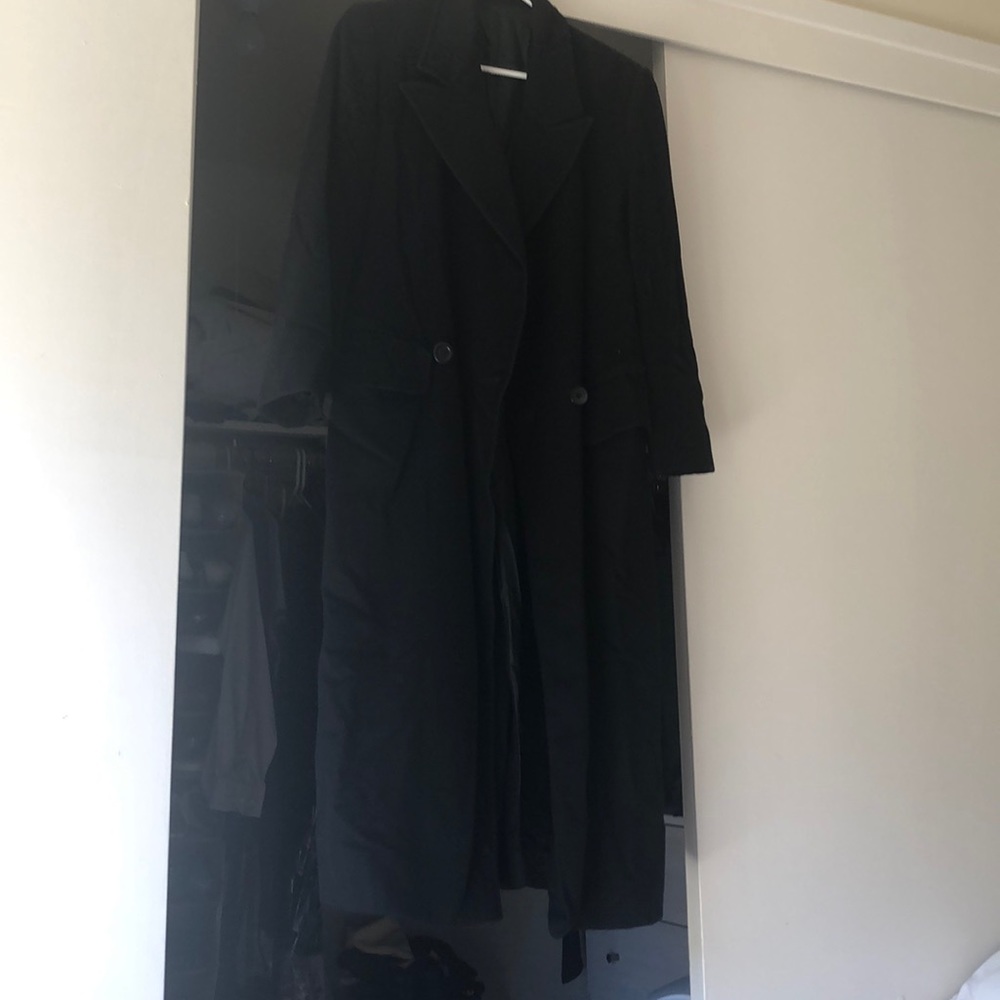 Full length cashmere coat
